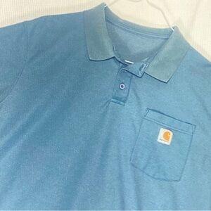 Carhartt Blue Polo Shirt